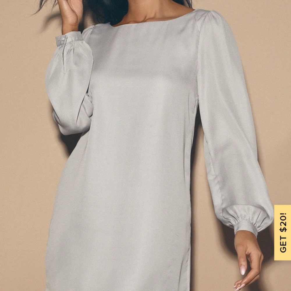 lulu's grey dress